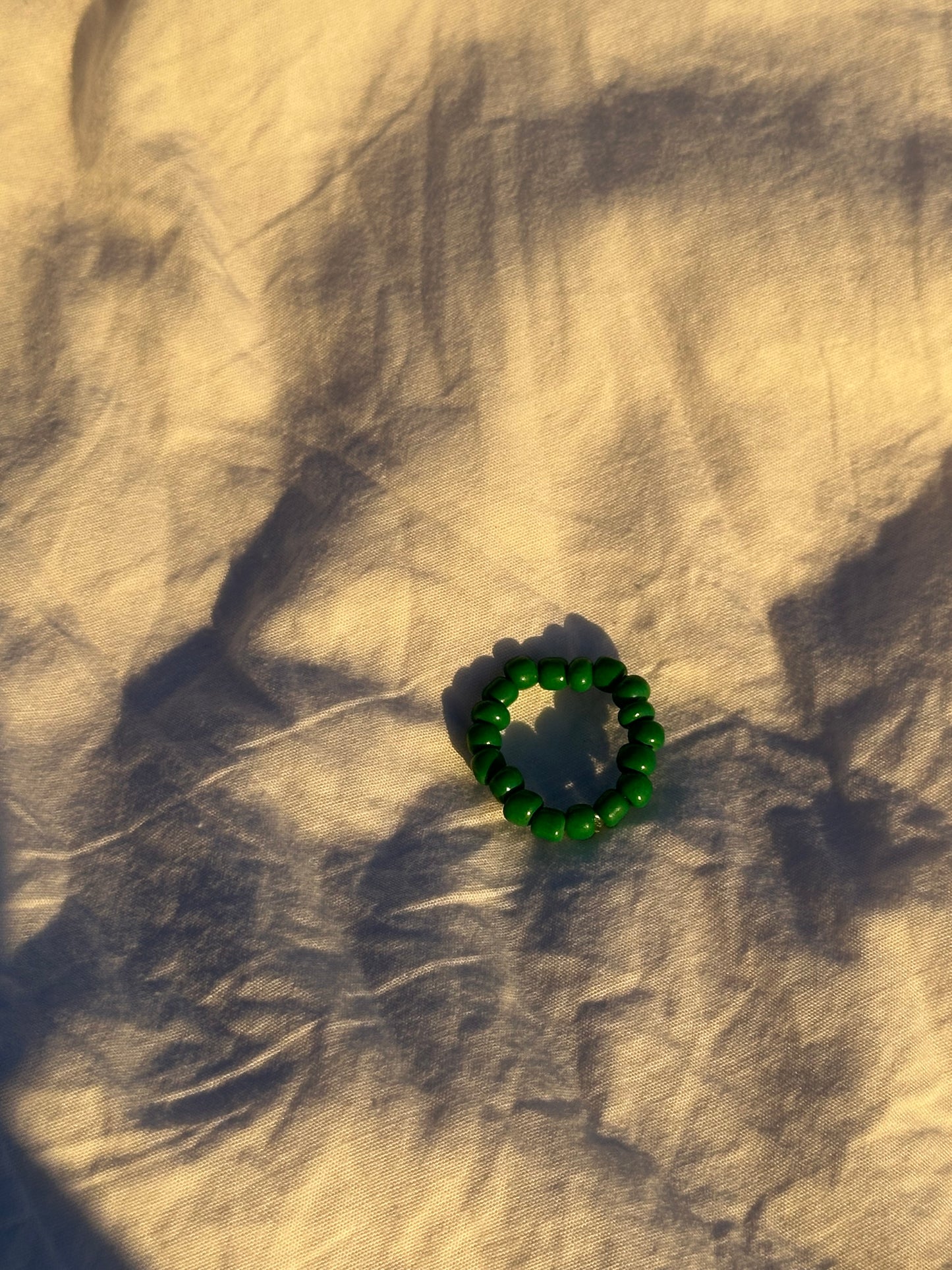 DEEP GREEN Stack Ring